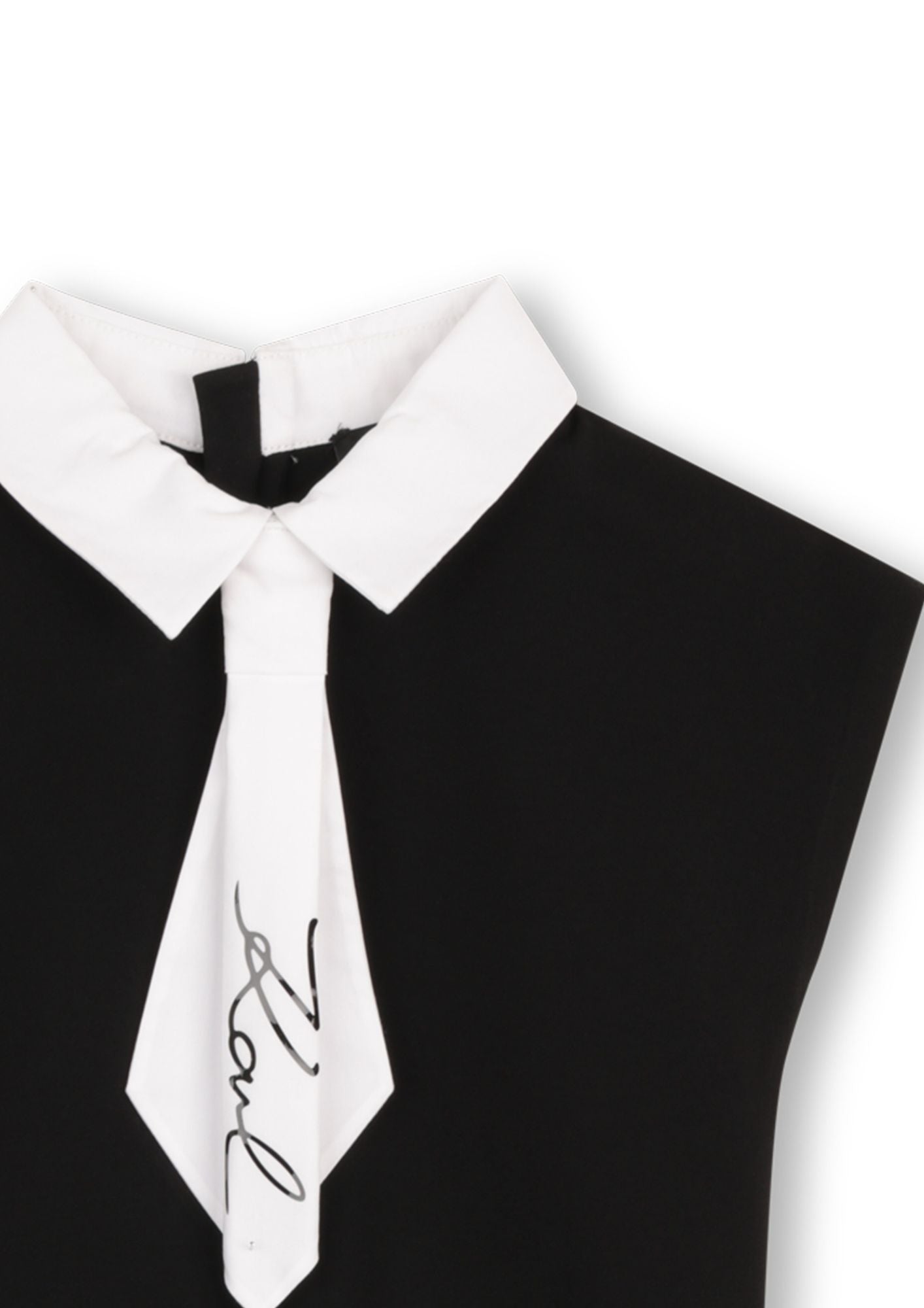 Karl Lagerfeld Contrast Tie Dress