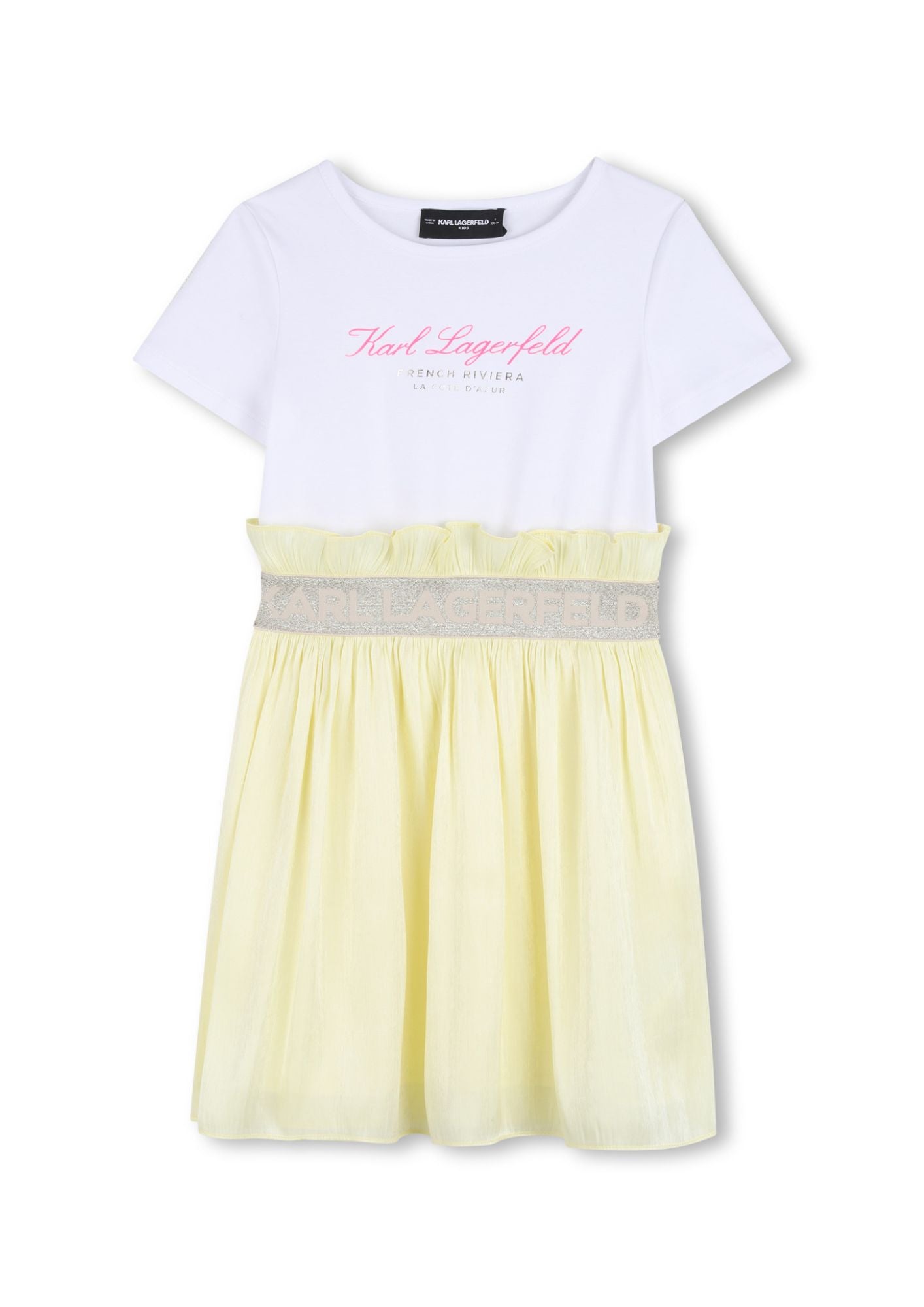 Karl Lagerfeld Butter Yellow Dress