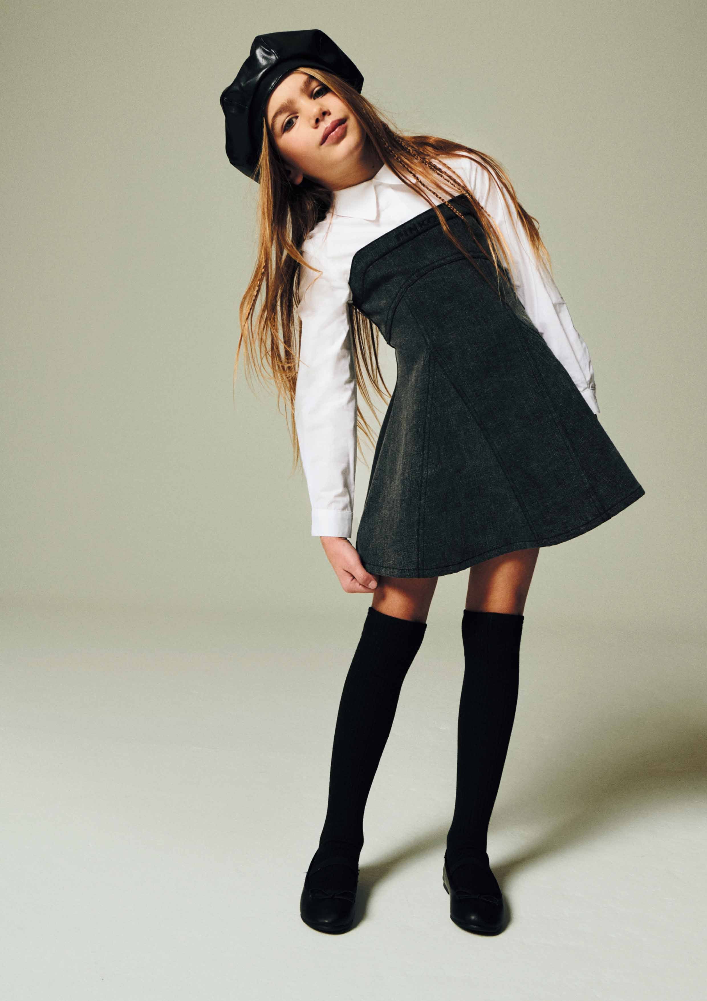 Pinko Dark Grey Denim Dress