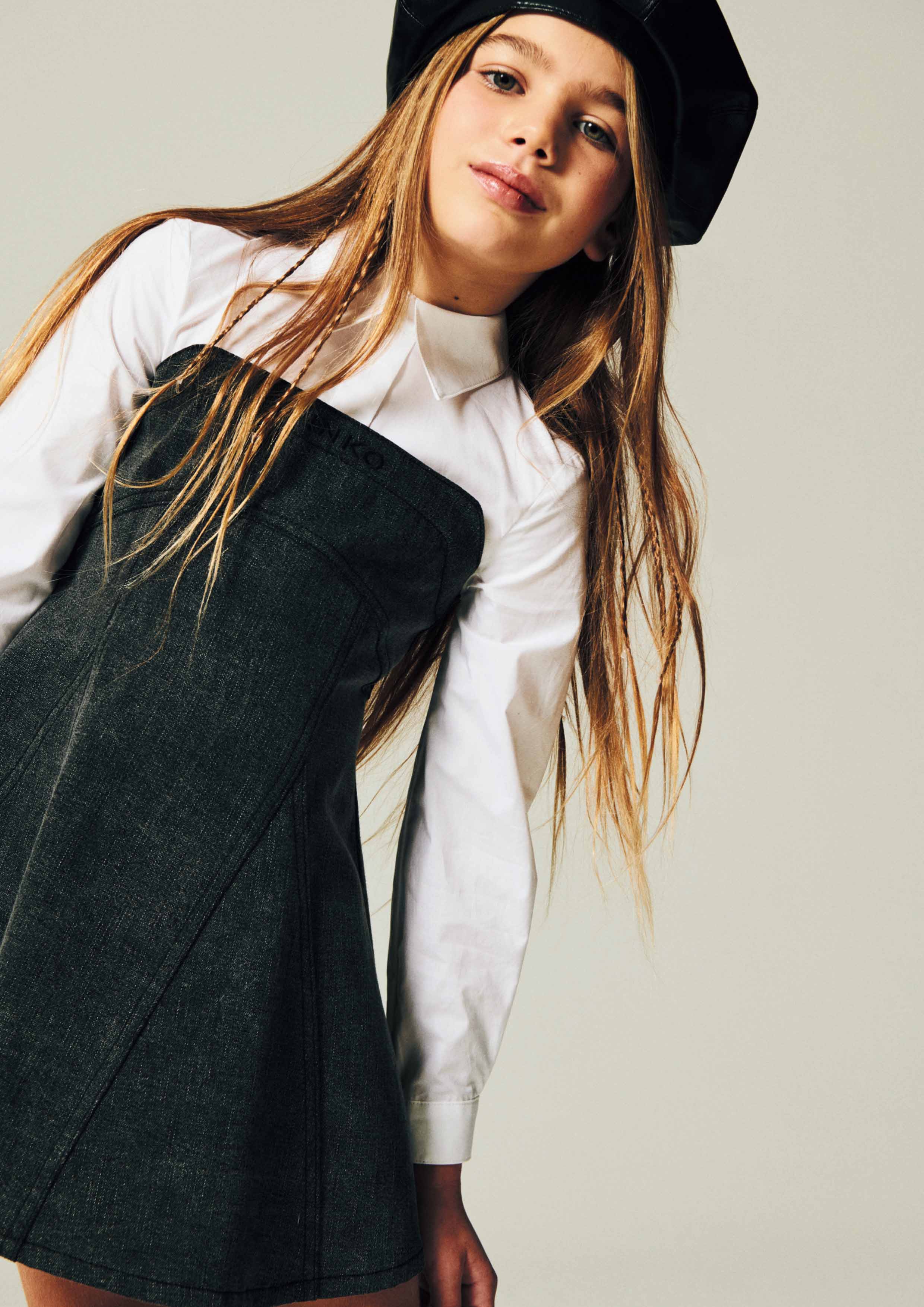 Pinko Dark Grey Denim Dress