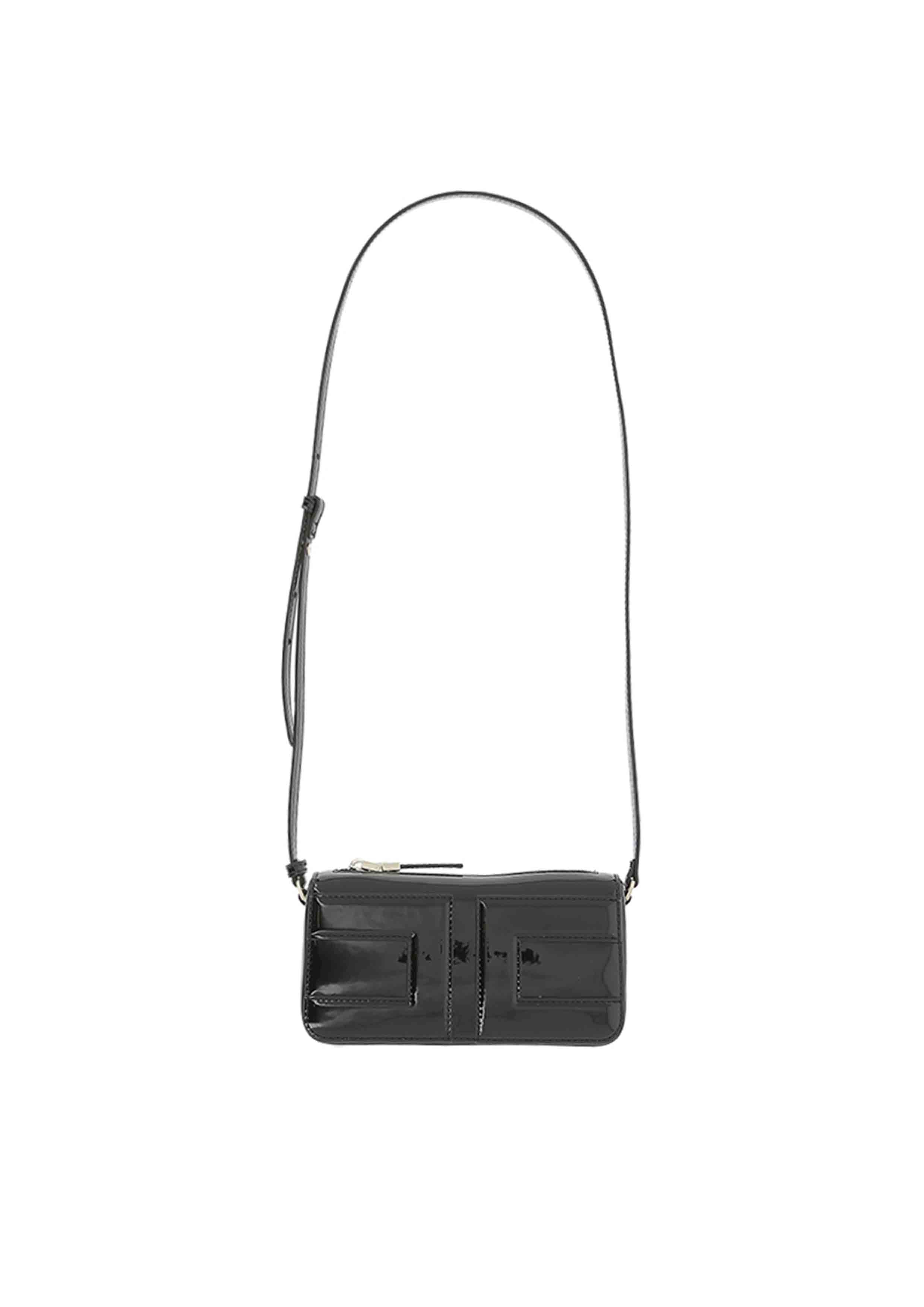 Elisabetta Franchi Black Gloss Handbag