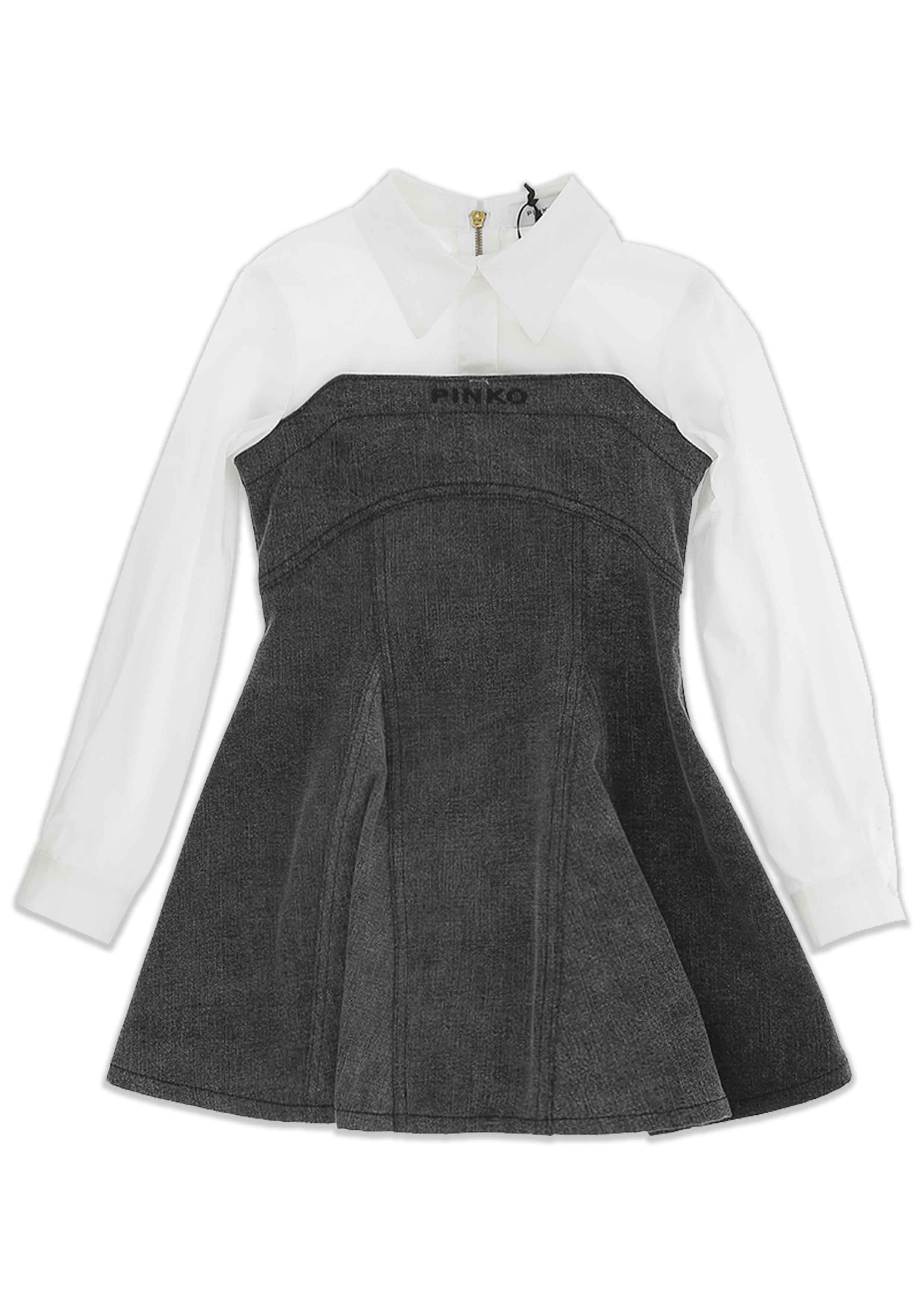 Pinko Dark Grey Denim Dress