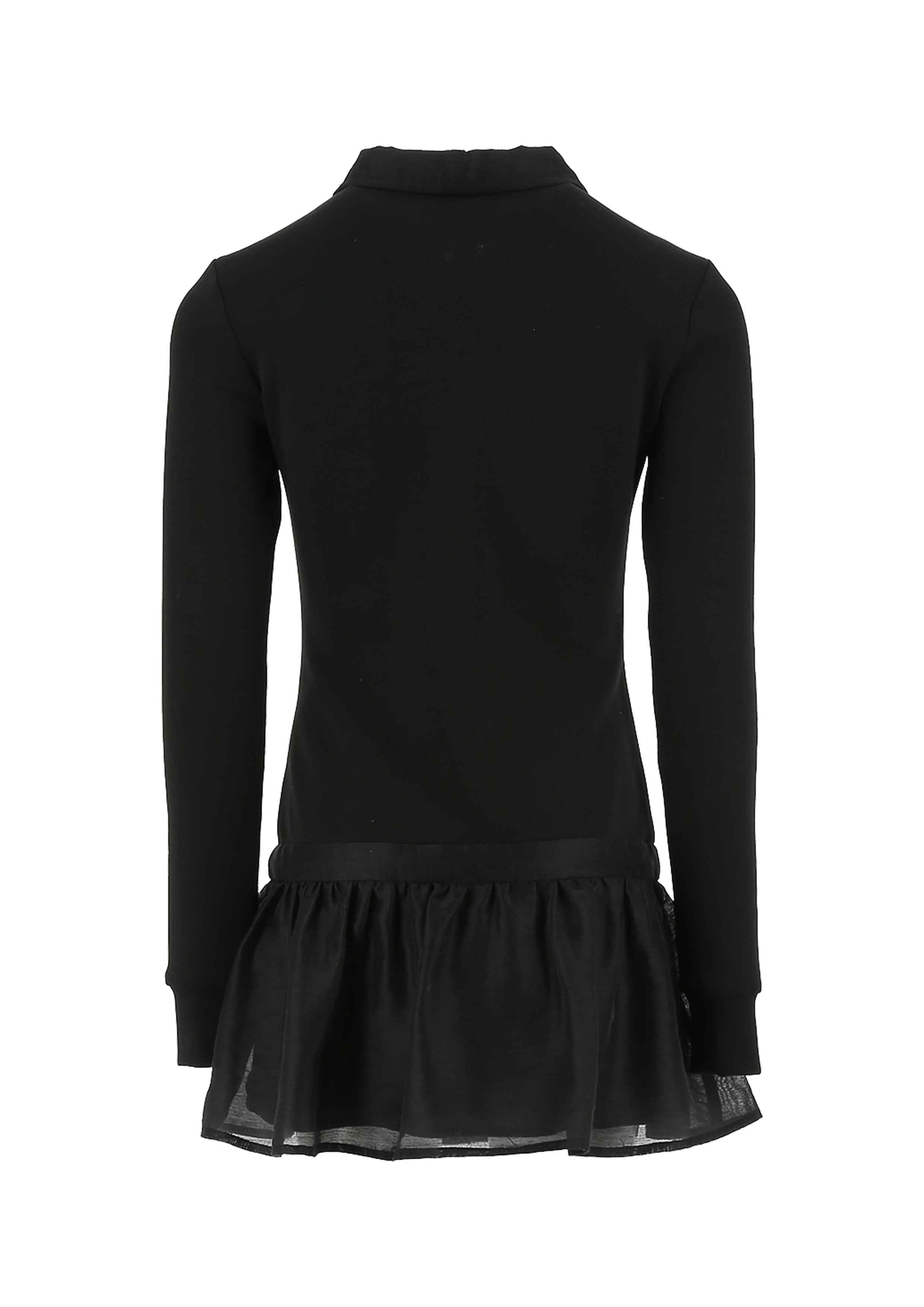 Pinko Black Polo Shirt Dress