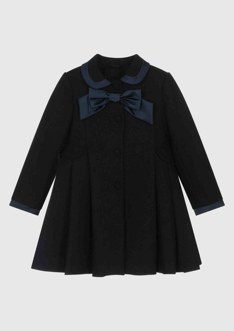 Lapin House Navy Wool Coat