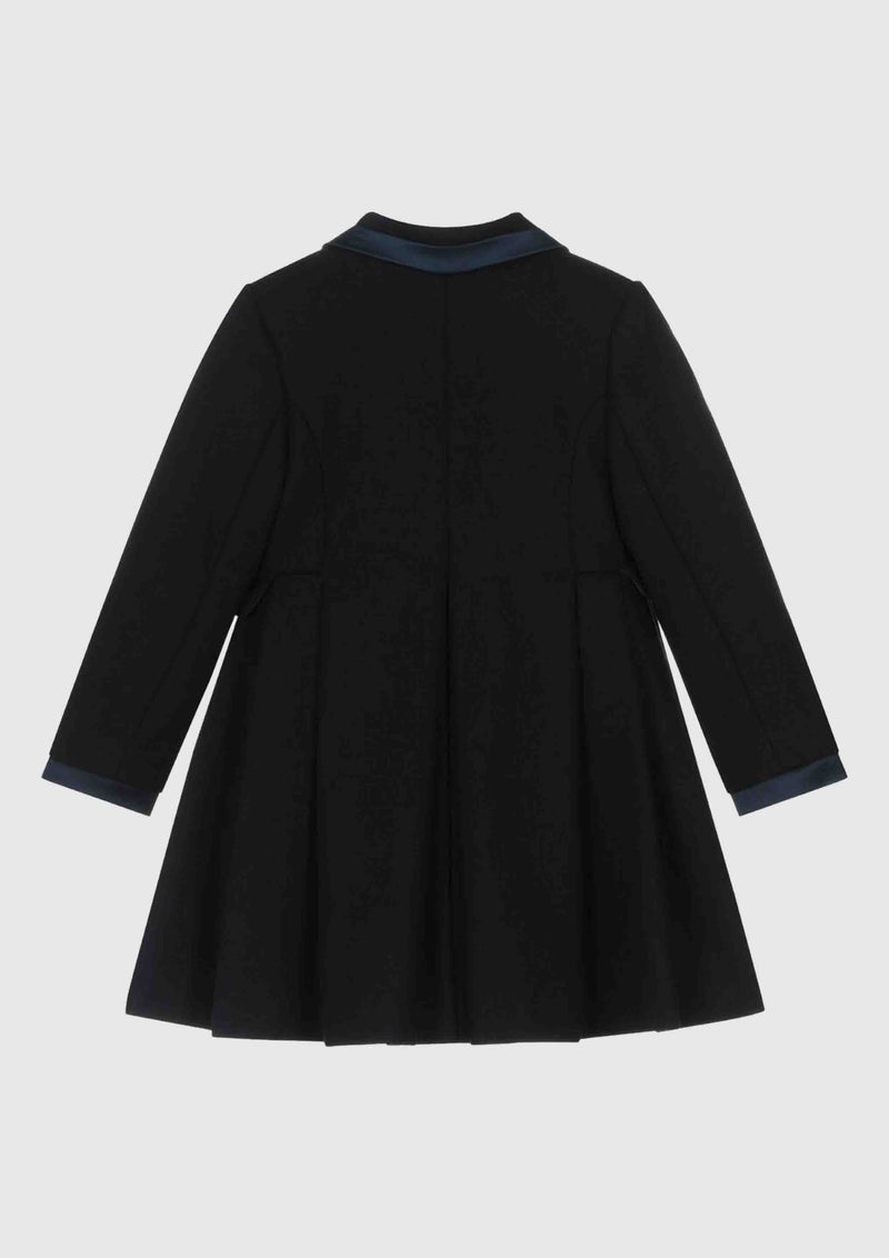 Lapin House Navy Wool Coat