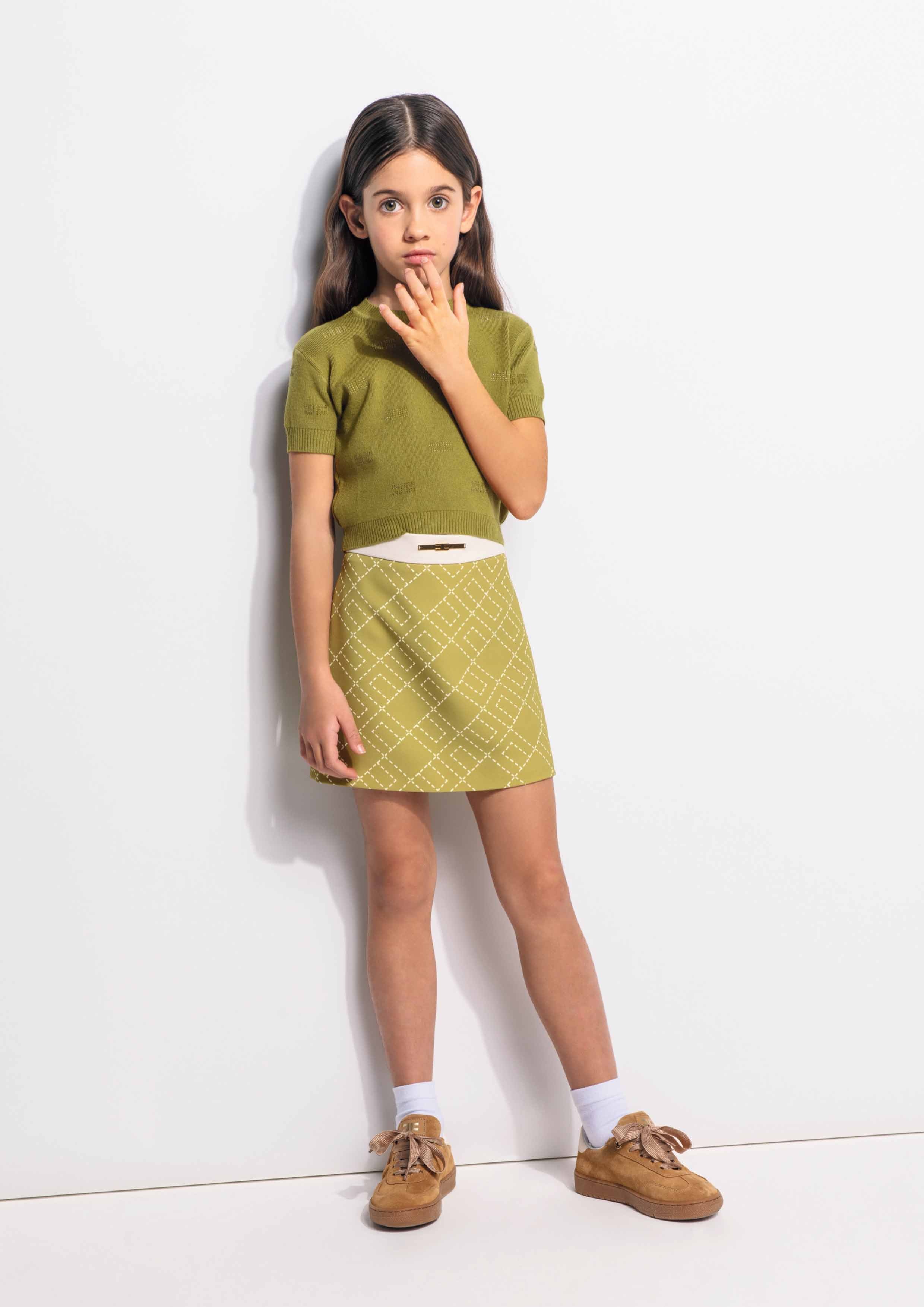 Elisabetta Franchi Green Knit