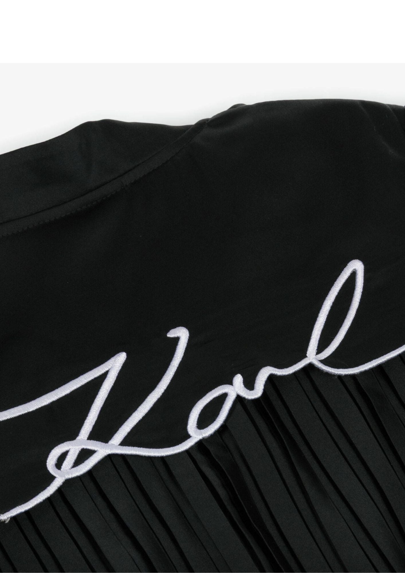 Karl Lagerfeld Pleated Detail Jacket