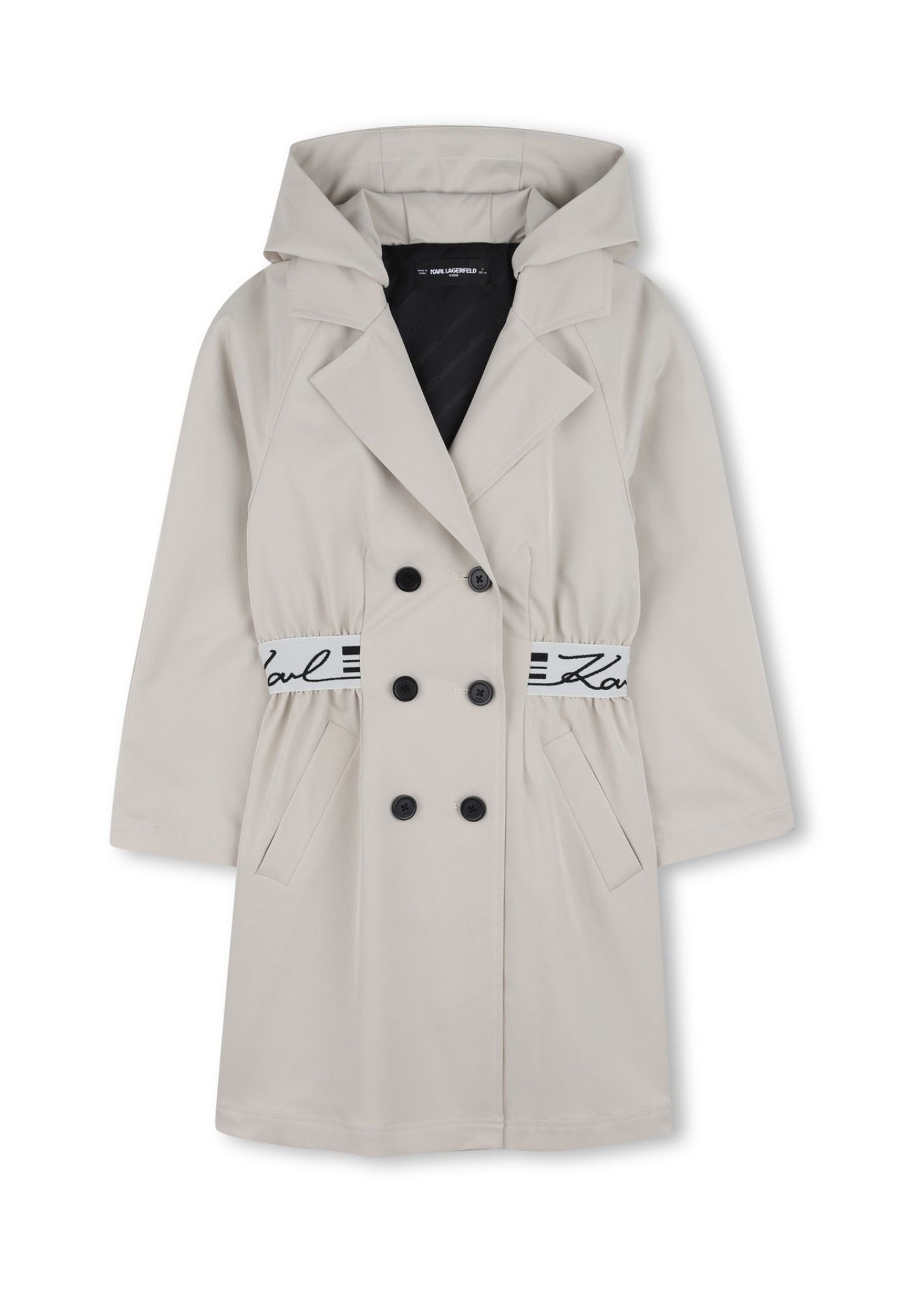 Karl Lagerfeld Beige Trench