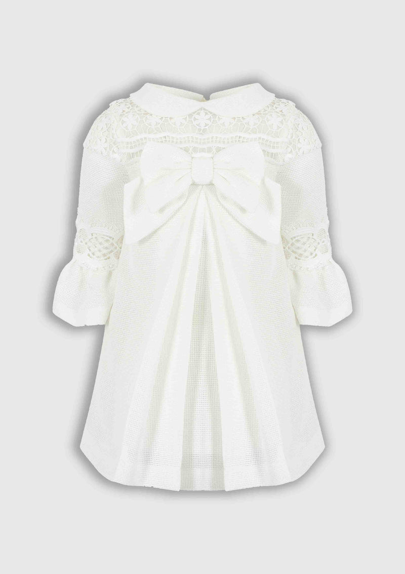 Lapin House Ivory Silk Blend Dress