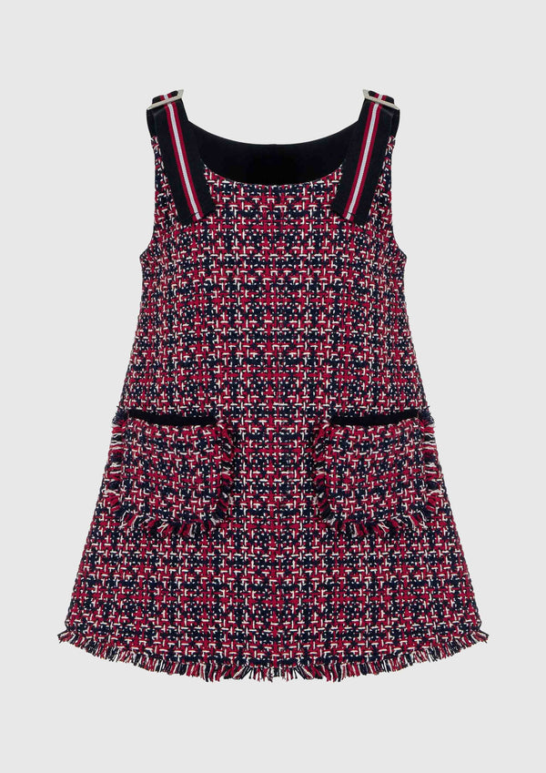 Lapin House Tweed Pinafore