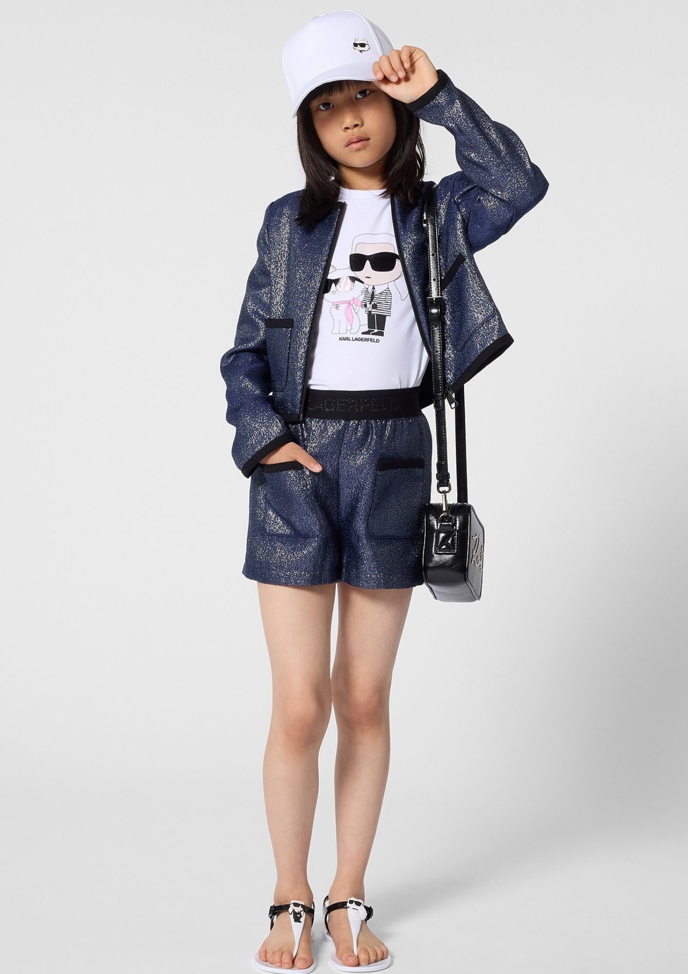 Karl Lagerfeld Black Crossbody Bag