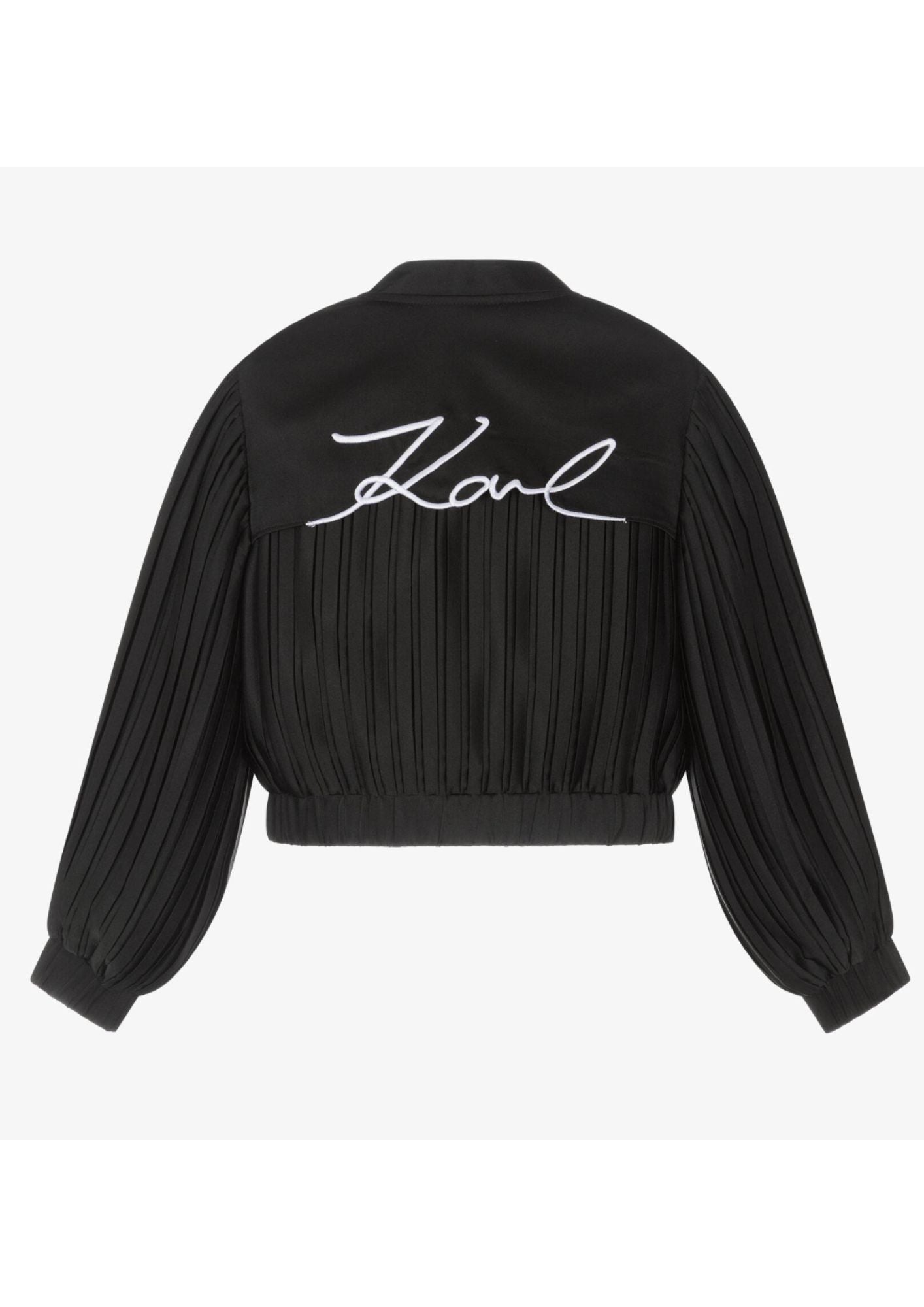 Karl Lagerfeld Pleated Detail Jacket