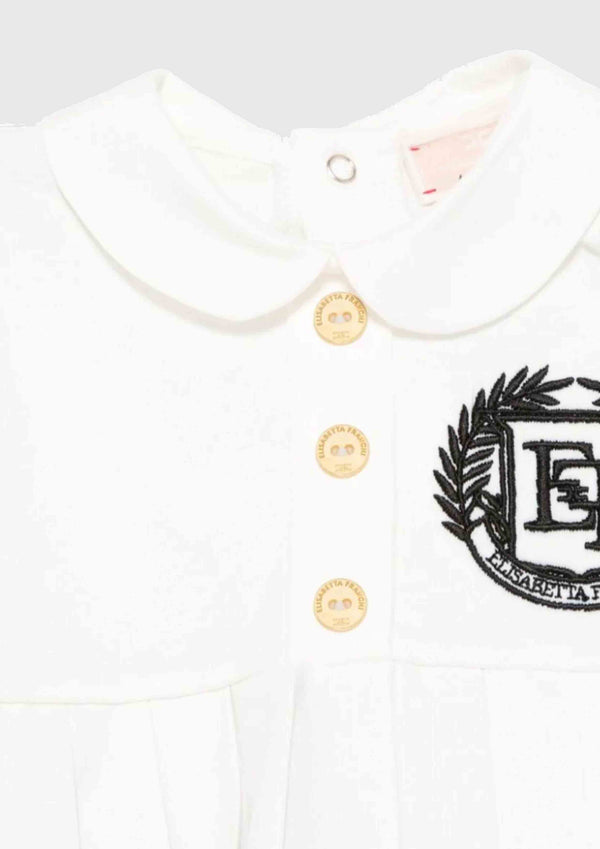 Elisabetta Franchi Contrast Emblem Babygrow