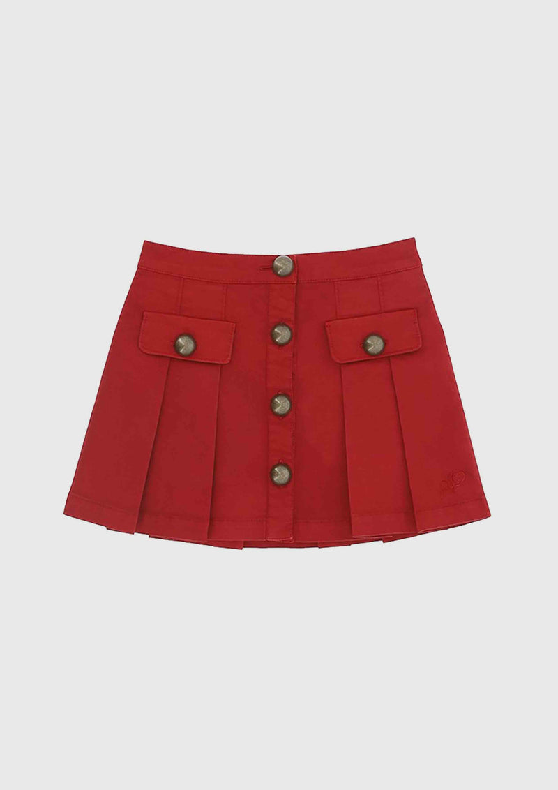 Philosophy Red Mini Skirt