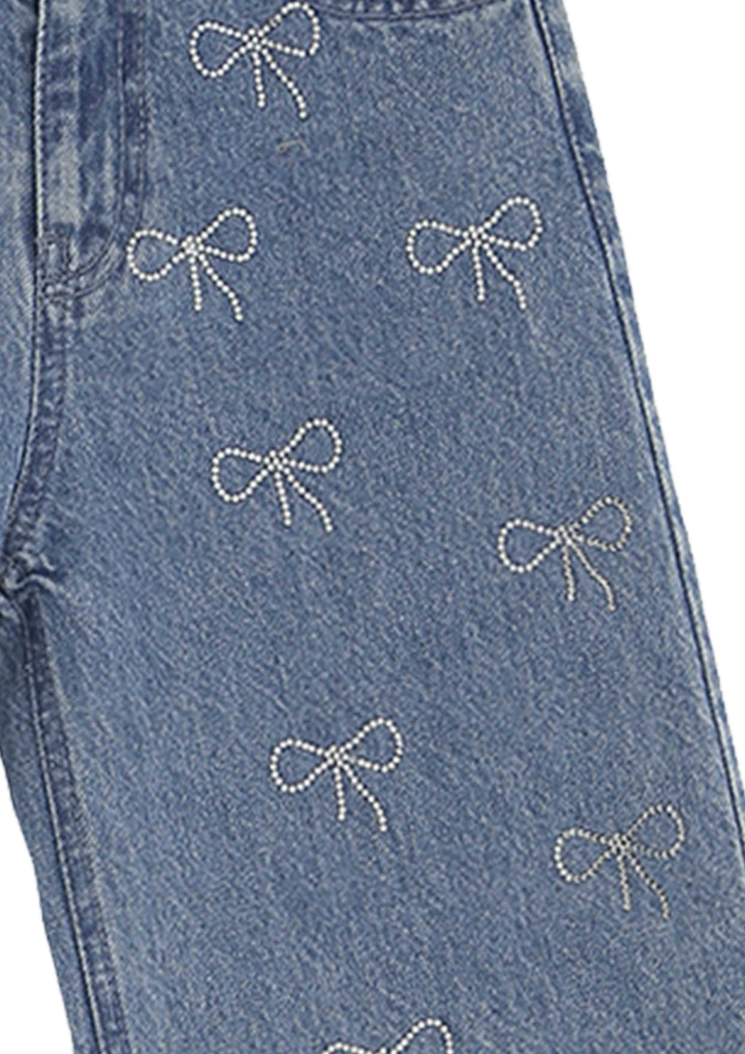 Miss Blumarine Bow Jeans