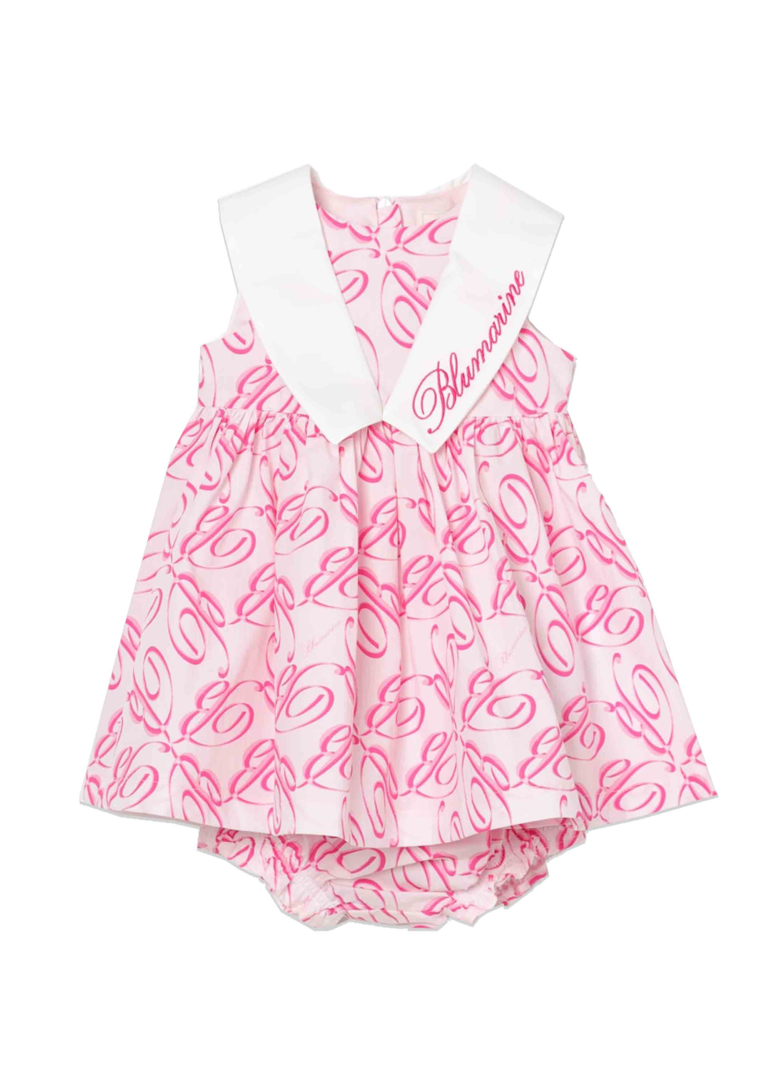 Miss Blumarine Allover Print Baby Outfit