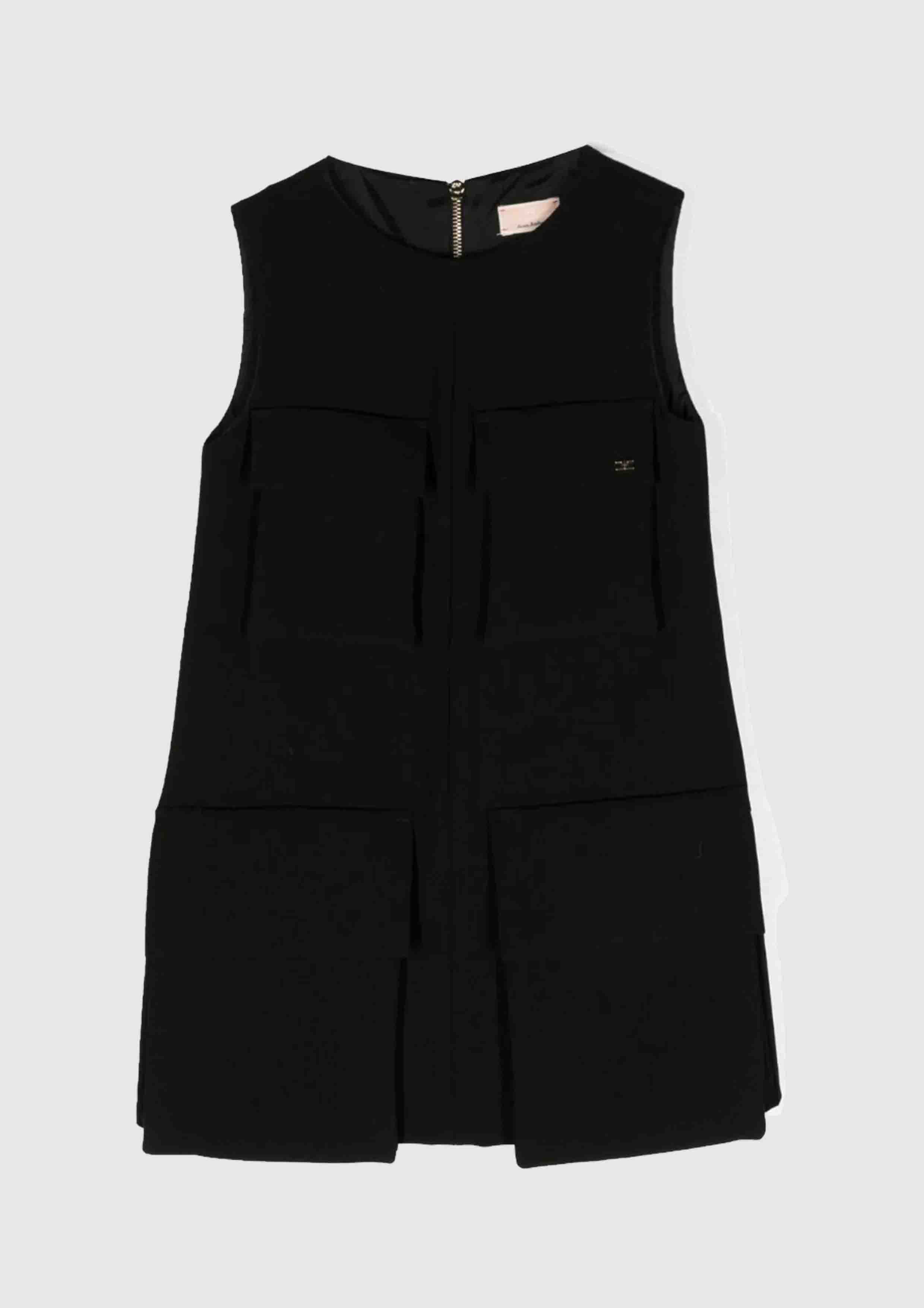 Elisabetta Franchi Black Pocket Dress