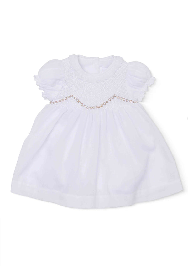 Malvi & Co Ceremony Smocked Dress with Bloomer