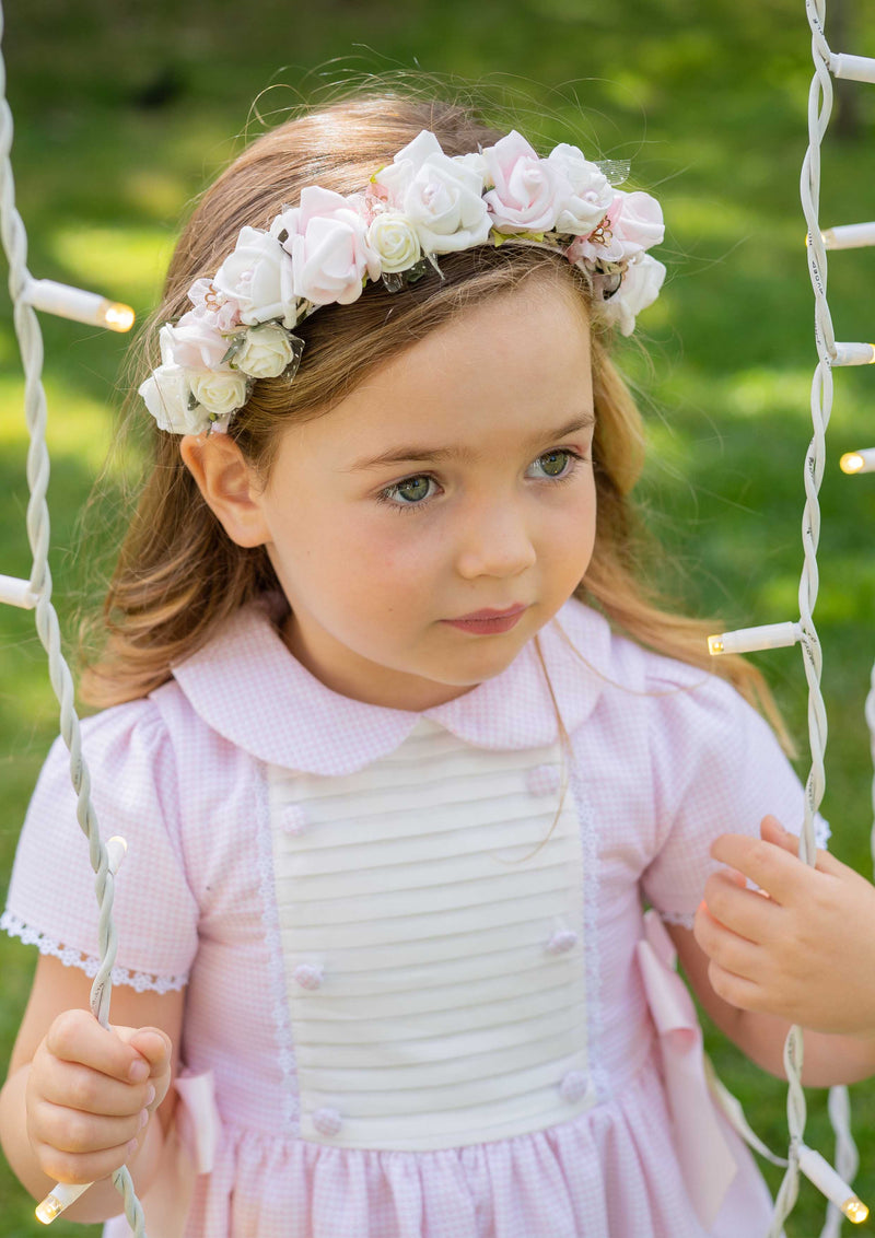 Piccola Speranza Pink Gingham Dress