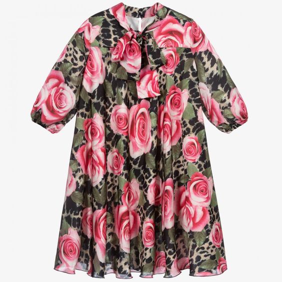 Floral A-line dress