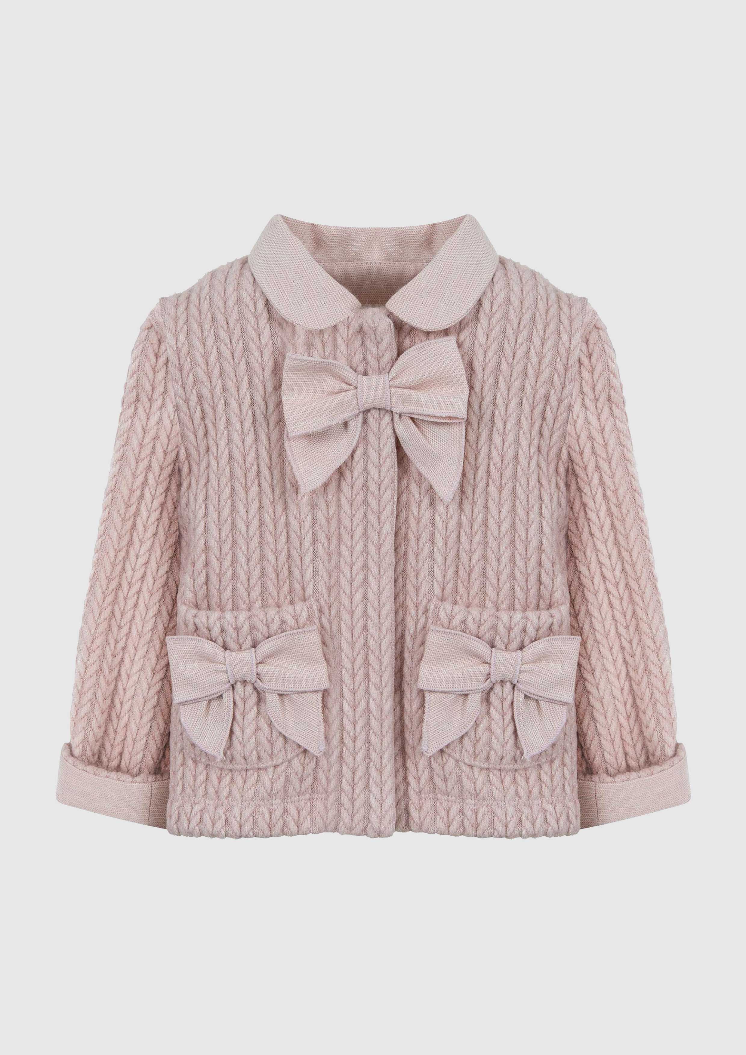 Pink Knitted Cardigan