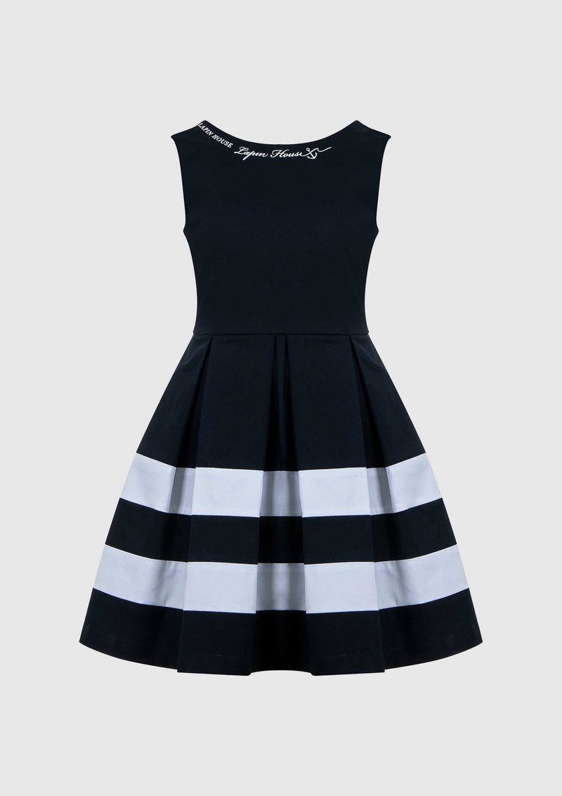 Lapin House Navy Nautical Dress