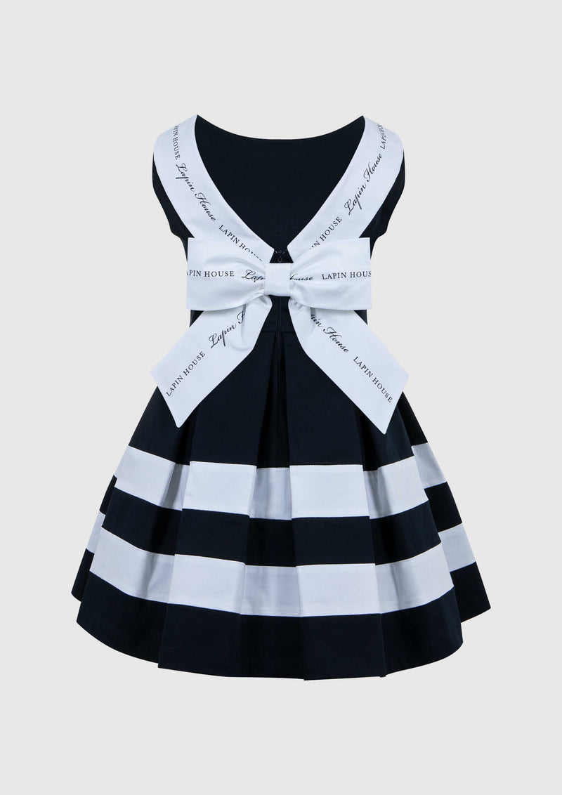 Lapin House Navy Nautical Dress