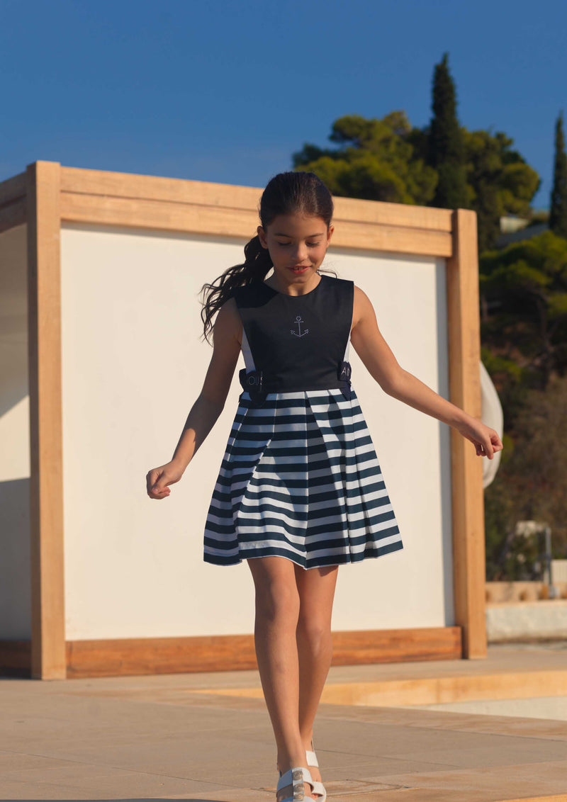 Lapin House Nautical Dress