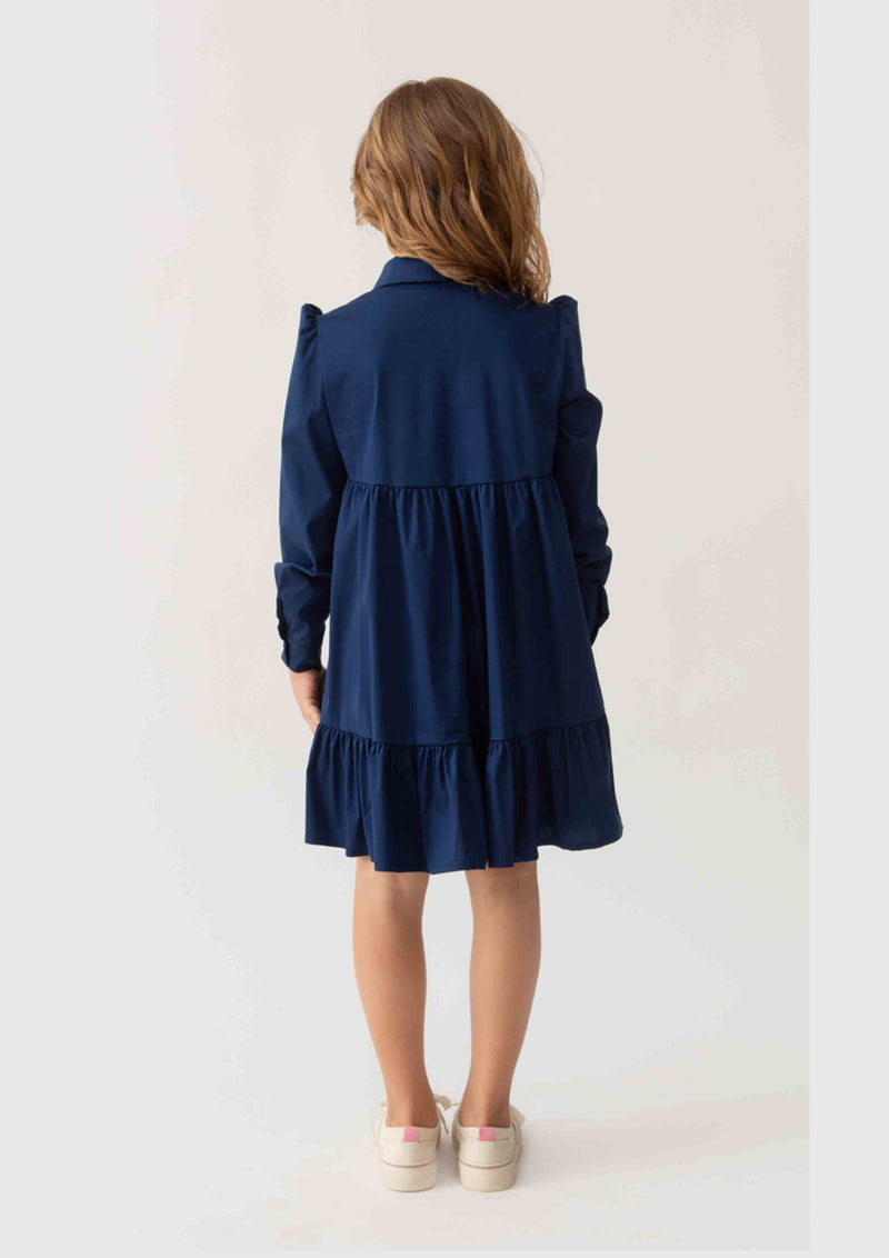 Piccola Ludo Navy Dress