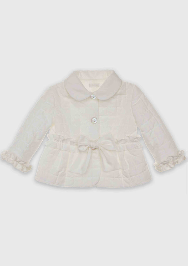 Baby A White baby Jacket - Tiny Models