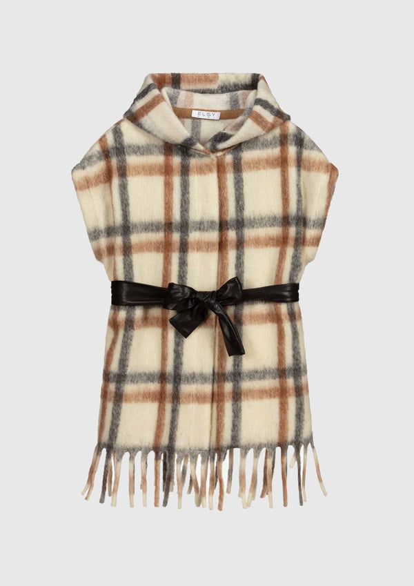 Beige check waistcoat - Tiny Models