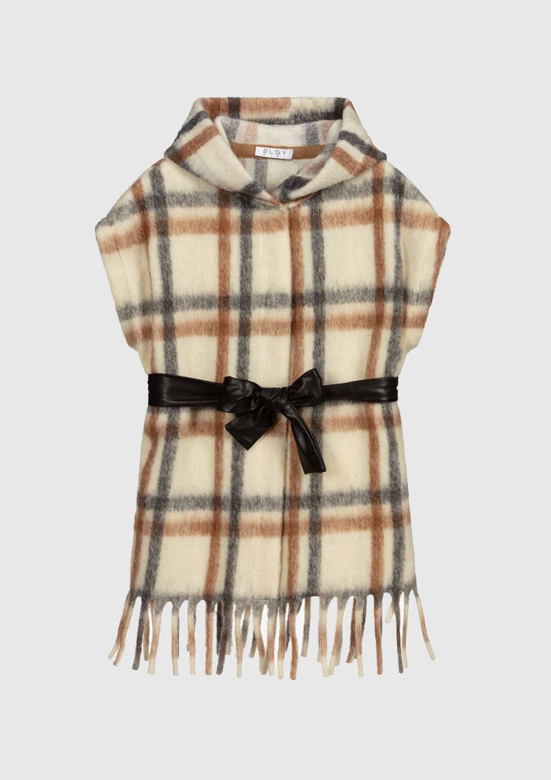 Beige check waistcoat - Tiny Models