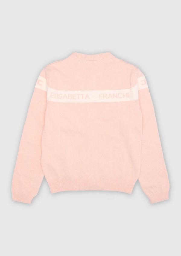 Branded Pink Cardigan - Tiny Models