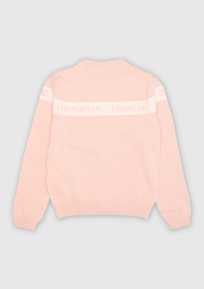 Branded Pink Cardigan - Tiny Models