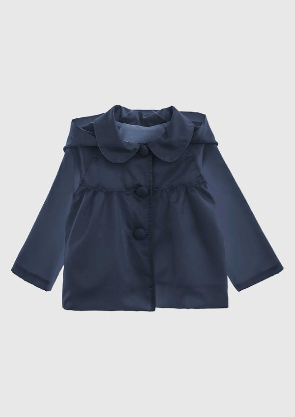 BUFI Navy Windbreaker Jacket - Tiny Models