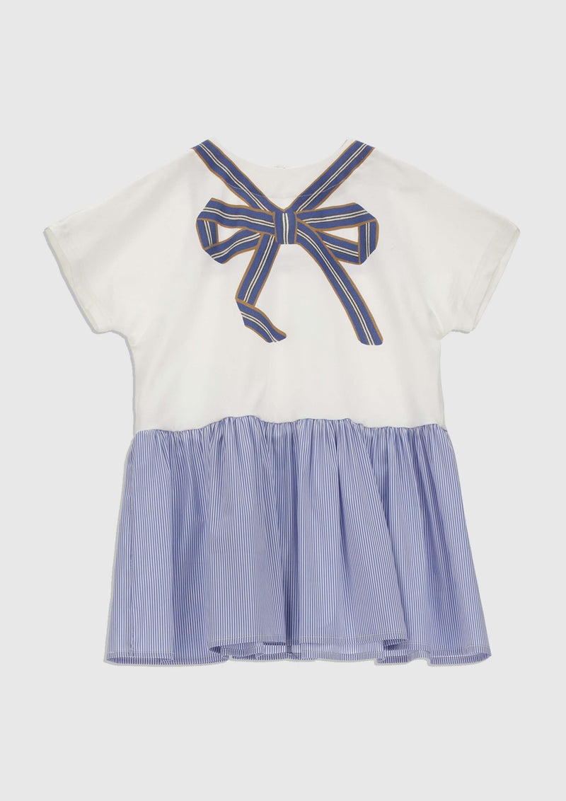 Shirtaporter Cotton Print-bow Dress