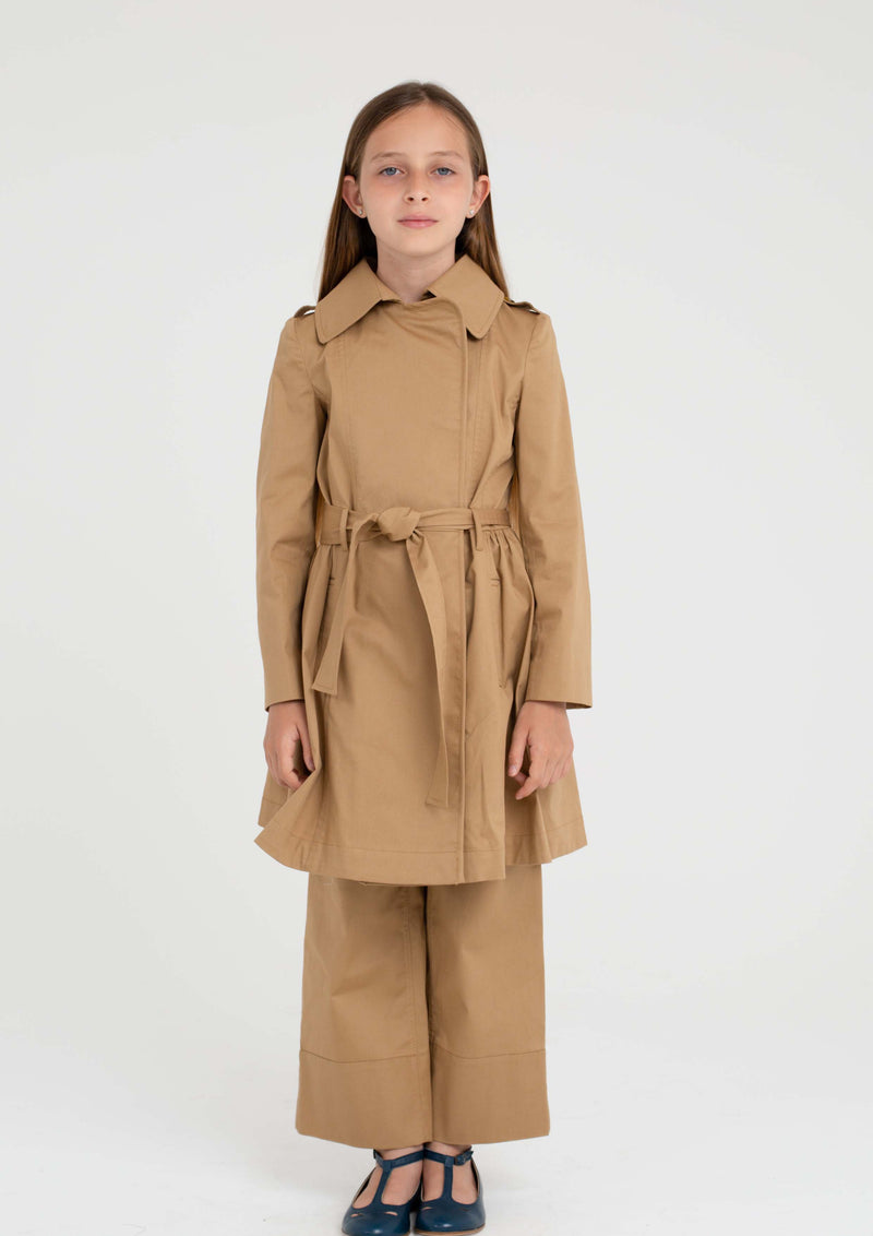 Piccola Ludo Sava Camel Trenchcoat