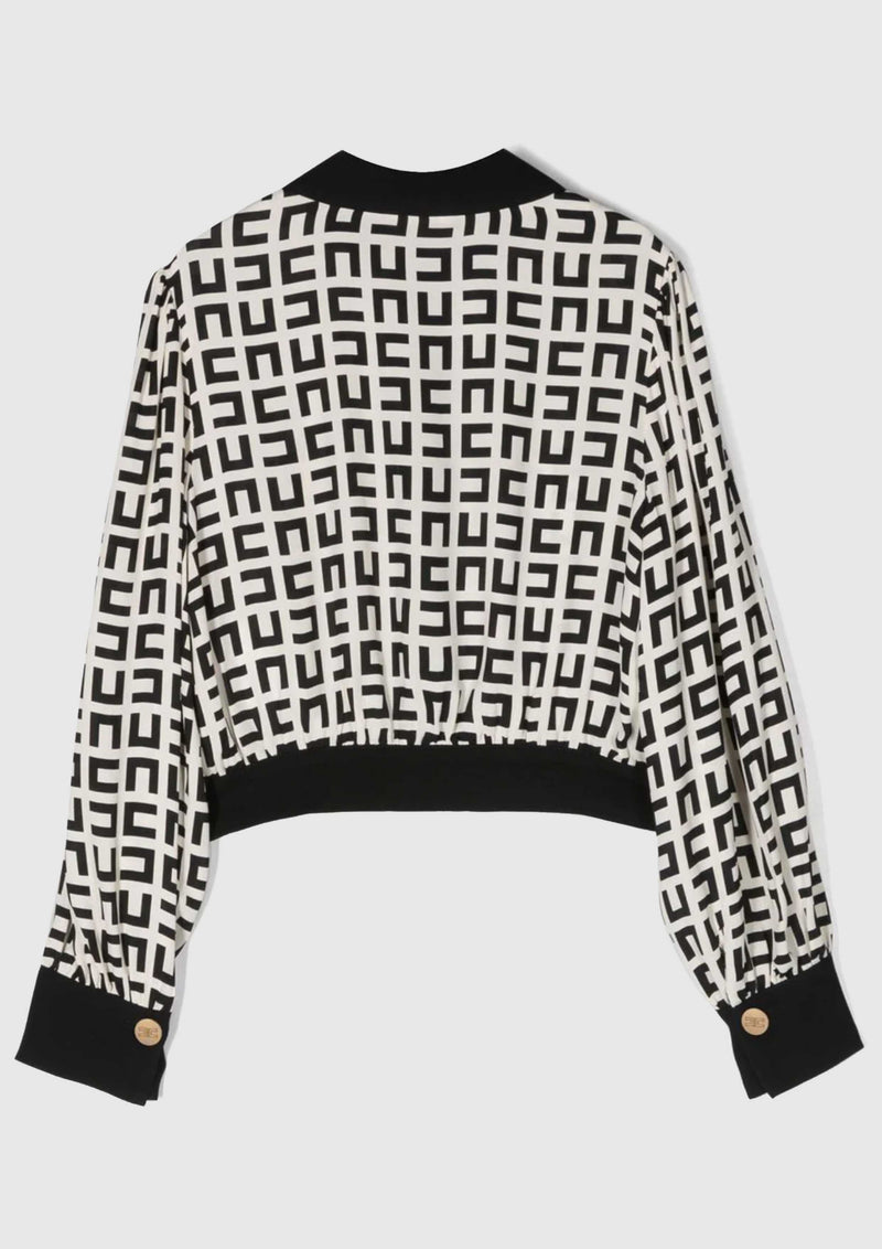 Elisabetta Franchi labyrinth blouse