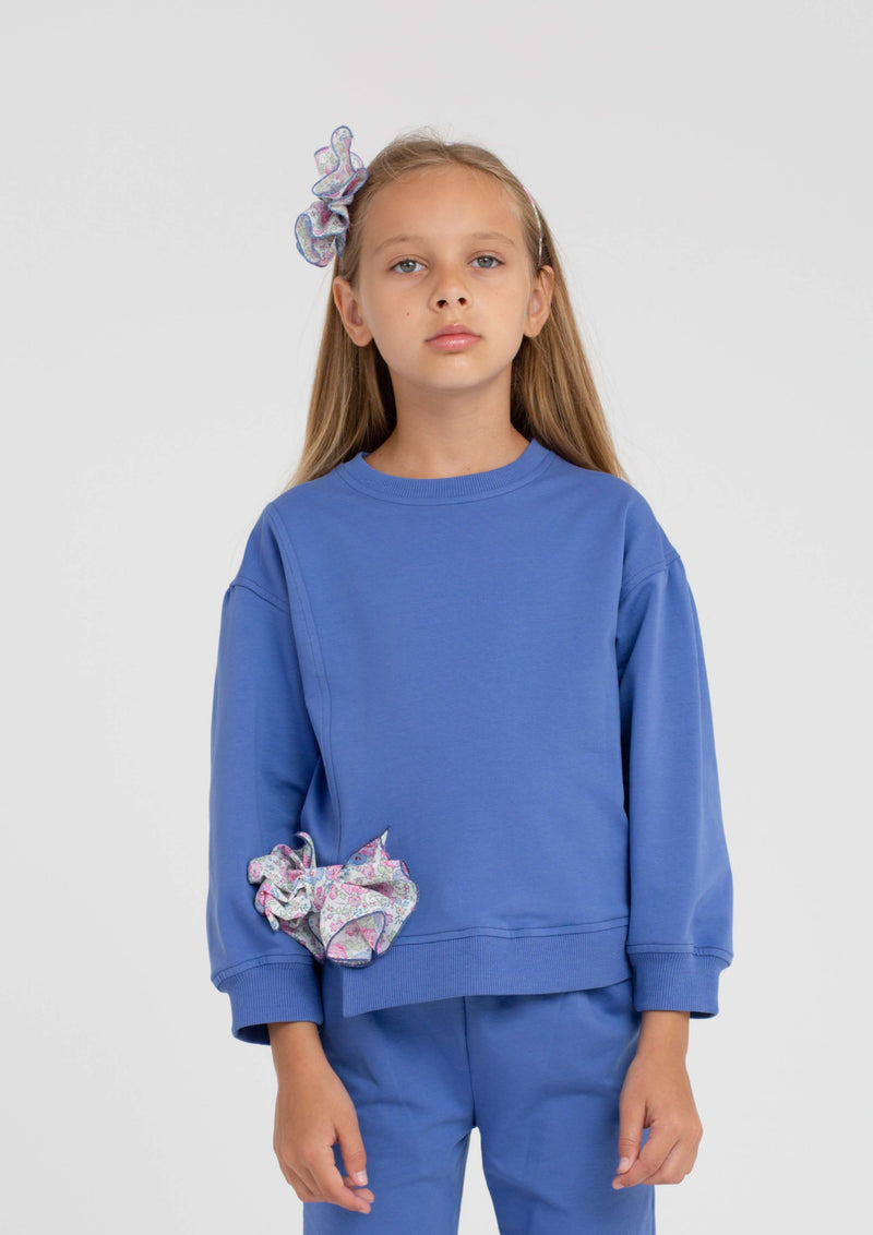 Piccola Ludo Niagara Blue Sweatshirt