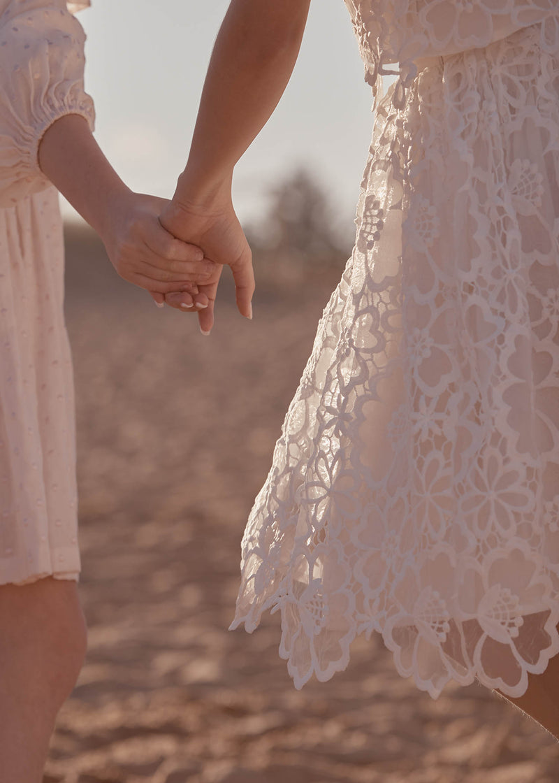 Petite Amalie Floral Lace Skirt