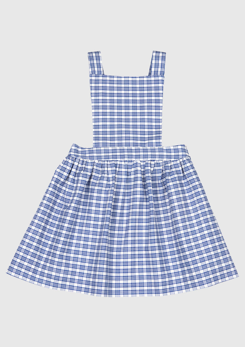 Poupee checked Pinafore