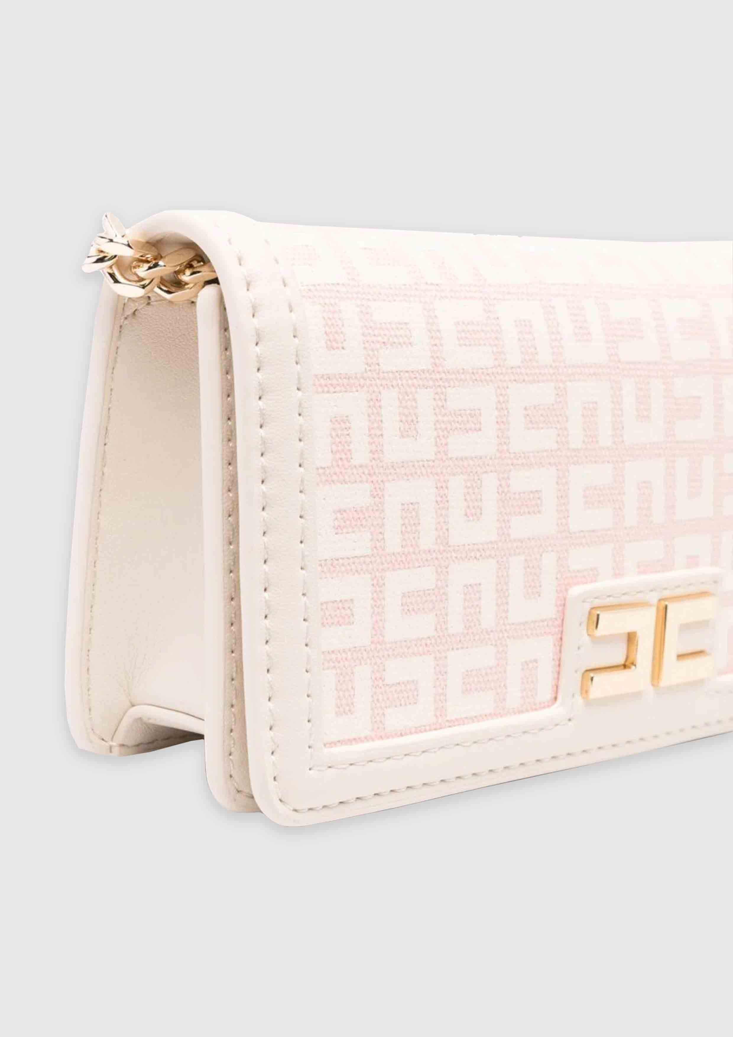 Elisabetta Franchi Pink Monogram Bag